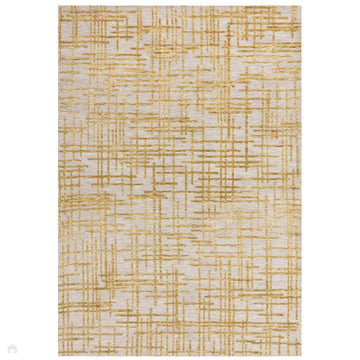 Mason Draft Modern Abstract Super Soft Carved Hi-Low Rib Textured Beige/Gold Rug-Asiatic Carpets-Rug Love - The Most Loved Rug Store